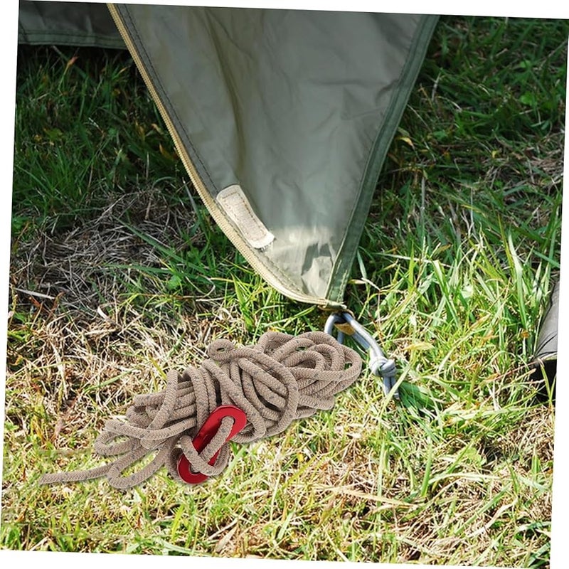 Heavy Duty Reflective Tent Ropes 8pcs with Tensioners Windproof Cord for Camping Tarps Hiking Night Safety - Image 3